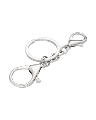 Zawieszka (brelok) metalowa do torebki 325-109 - nikiel