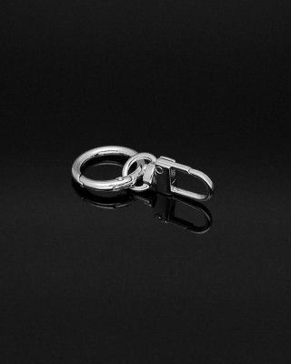 PENDANT KEYCHAIN 411-372 NICKEL
