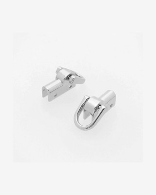 Griff taschen aus metall 11 mm nickelglanz 10 sets