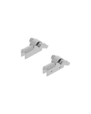 Metal handle 11 mm glossy nickel 10 sets