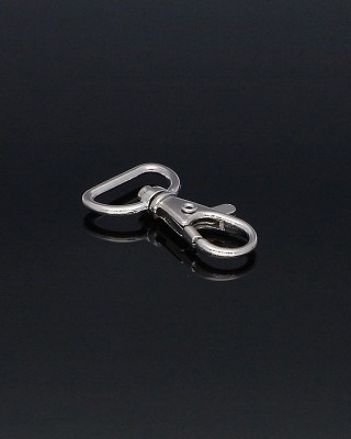 METAL SNAP HOOK 20 MM NICKEL