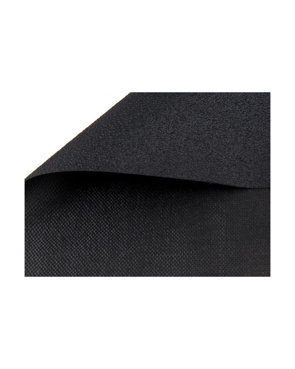 ANTI-SLIP POLYESTEROVÁ TKANINA 0,77 MM 600D POTAŽENÁ  PVC ČERNÁ 580 140 CM 25 M