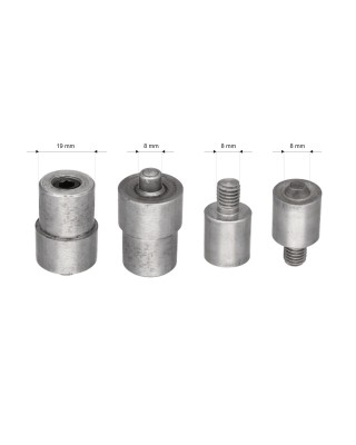 FIXING SET   FOR STAINLESS METAL EYELET 8/17/8 MM SET