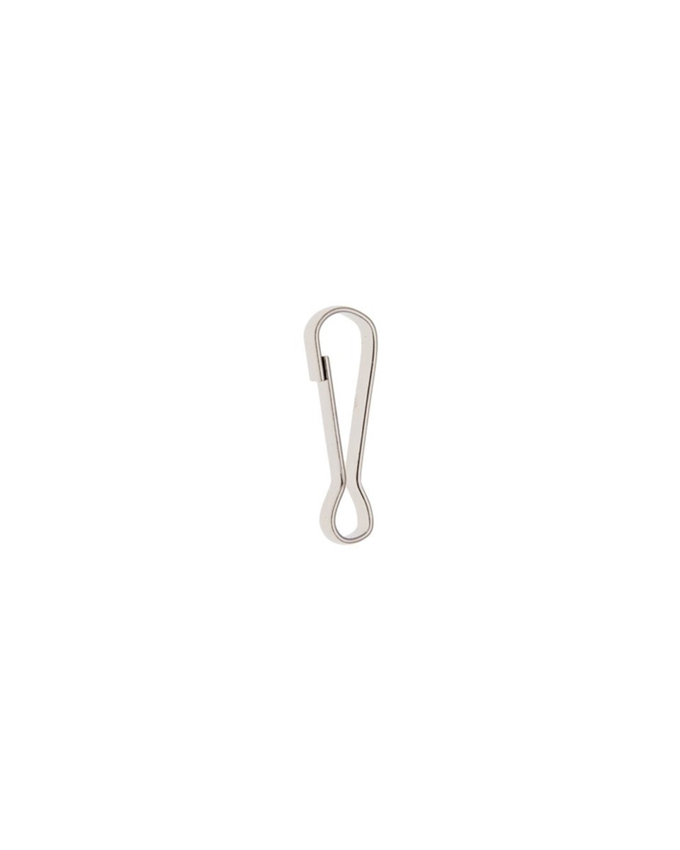 METAL   SNAP  HOOK&nbsp6x30 MM RON  NICKEL