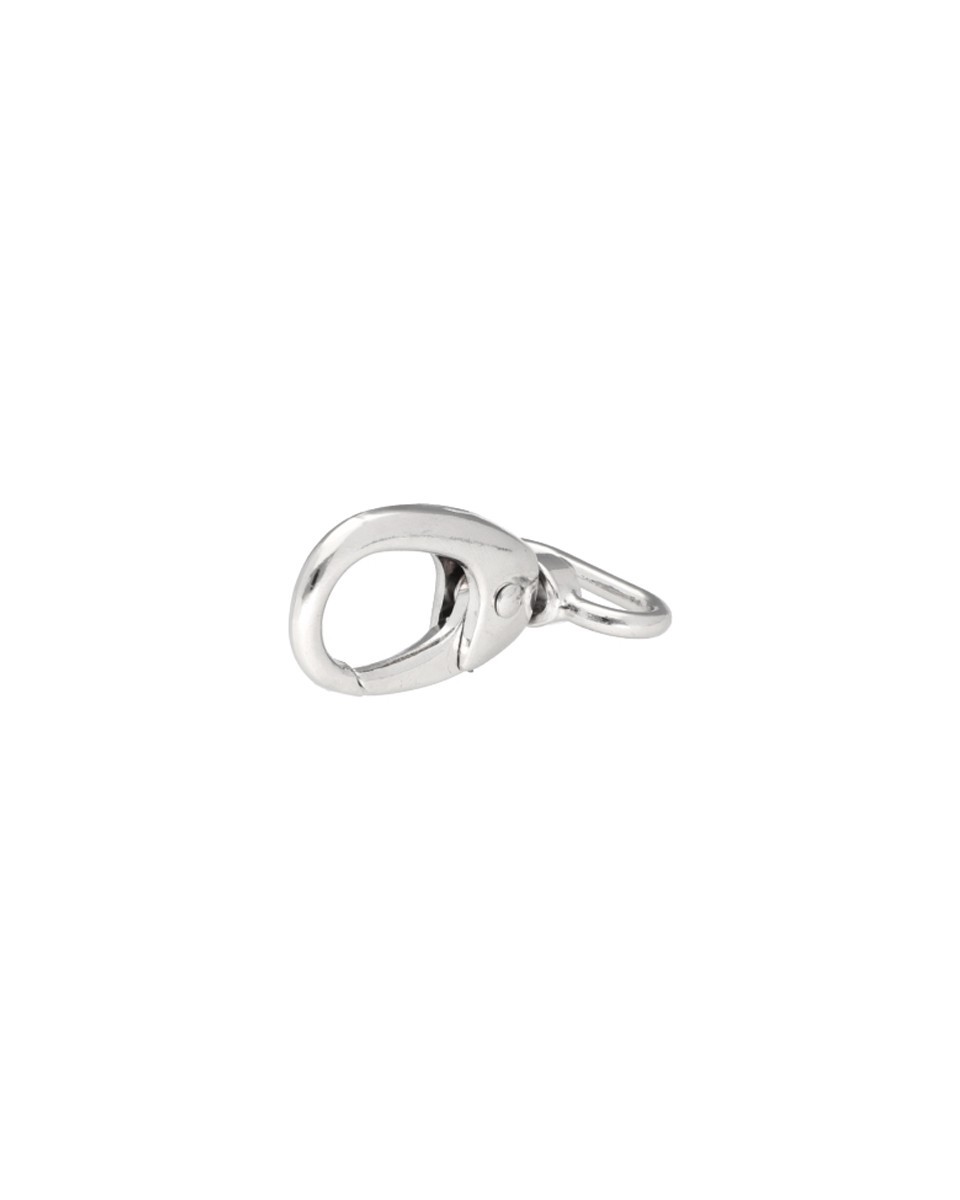 METAL SNAP HOOK 25 MM DIEGO GLOSSY NICKEL 1   PCS