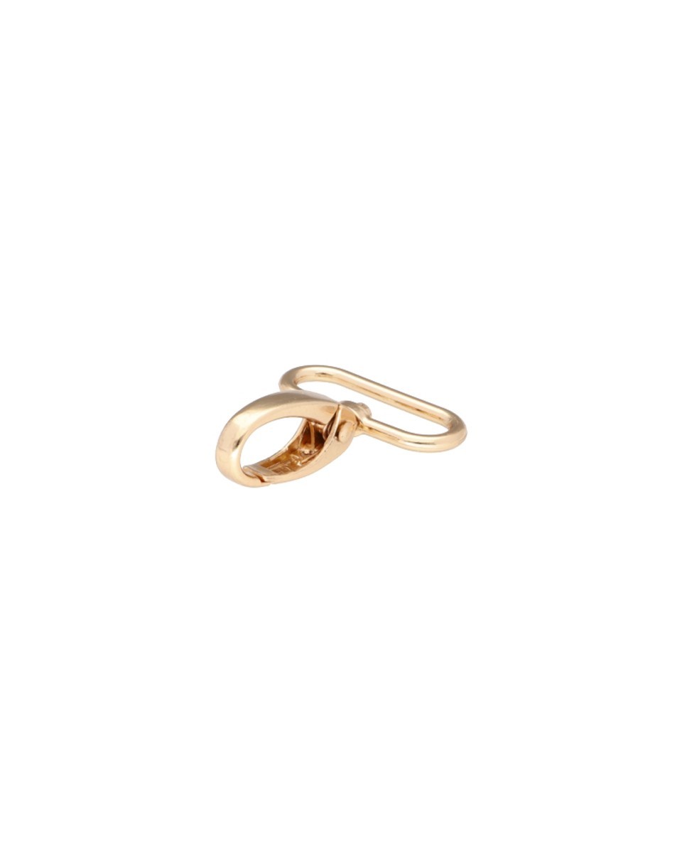 METAL SNAP HOOK 0037 32 MM LIGHT         GOLD  1 PCS