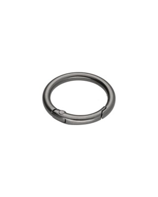KOVOVÉ   KOLEČKO 25/4 MM ŠEKL ČERNÝ  NIKL &nbsp DRÁT