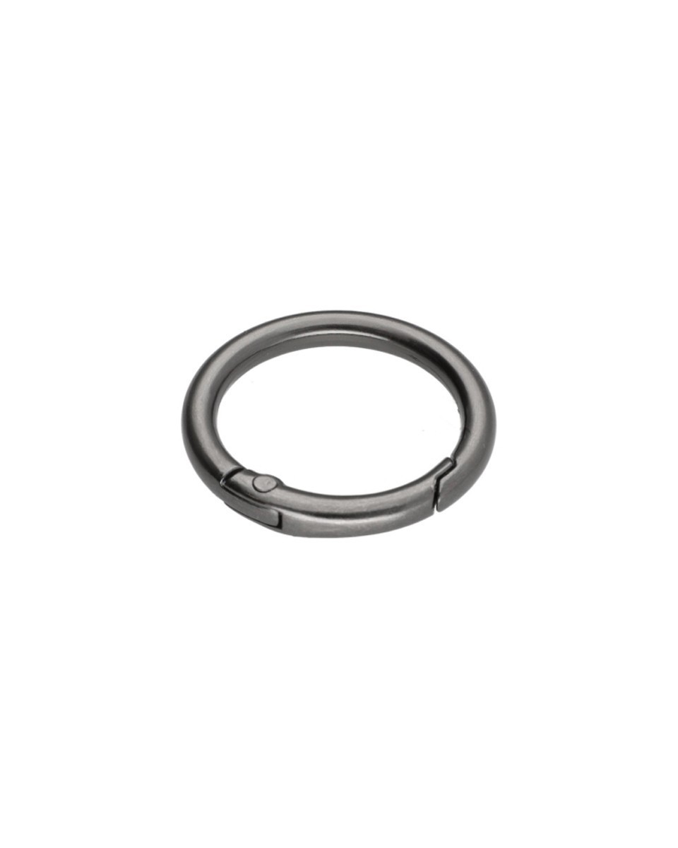 KOVOVÉ   KOLEČKO 25/4 MM ŠEKL ČERNÝ  NIKL &nbsp DRÁT
