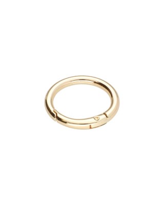 METALLRING SCHÄKEL 25/4 MM LICHT GOLD  DRAHT