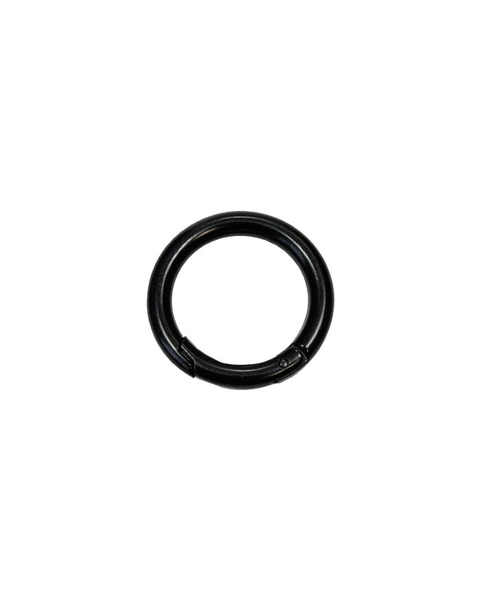 Kółko metalowe 32/6 mm szekla czarny mat