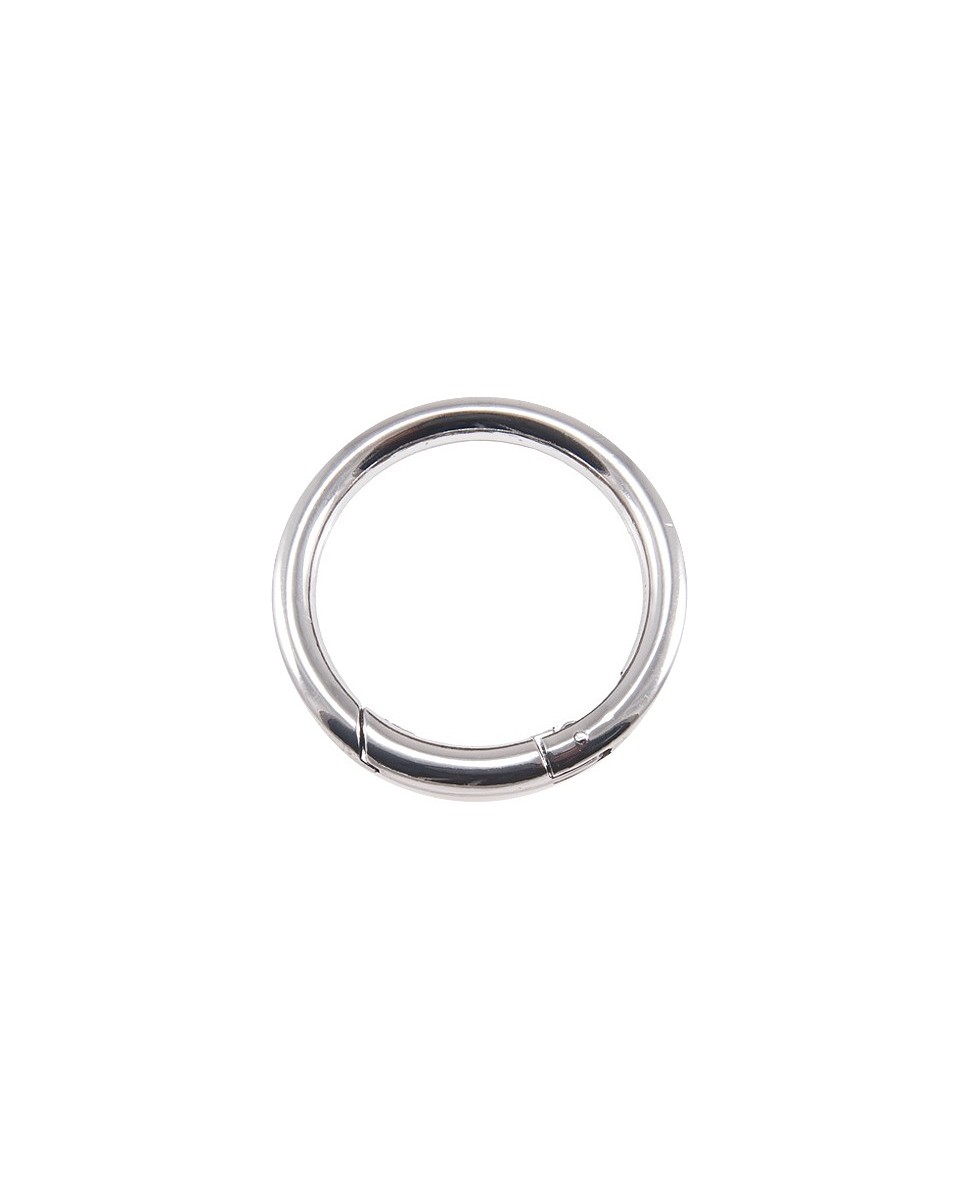 METAL RING   38/5 MM   CARABINER NICKEL WIRE 1 PCS
