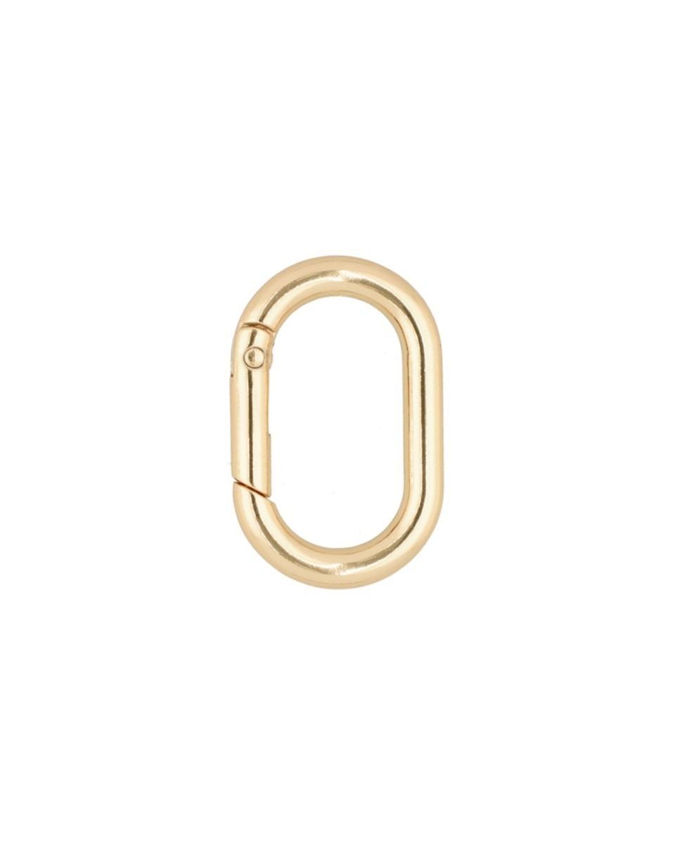 METALLRING  (OVAL) SCHÄKEL&nbsp 28,5/15/4,7 MM SCHÄKEL LICHT GOLD DRAHT 1 ST.