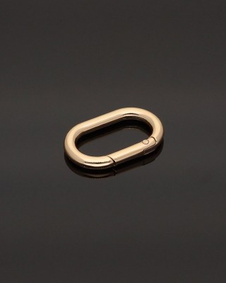 METALLRING  (OVAL) SCHÄKEL&nbsp 28,5/15/4,7 MM SCHÄKEL LICHT GOLD DRAHT 1 ST.