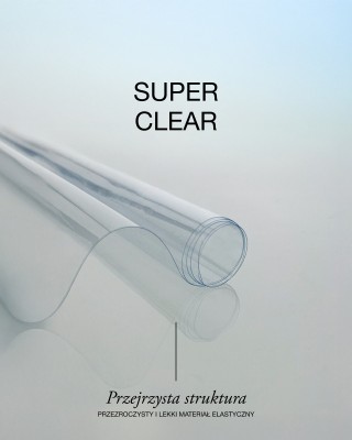 Phthalatfreie transparente PVC-Folie (superklar) 0,15&nbsp mm
