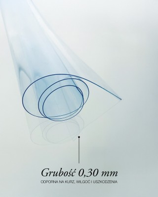 Phthalate-free transparent PVC film (super clear) 0,30  mm