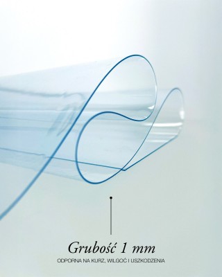 Technical transparent PVC film 1.00 mm