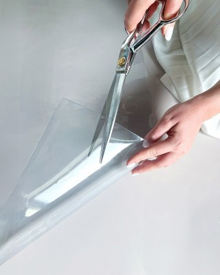 Technical transparent PVC film 1.00 mm