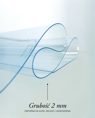 Technical transparent PVC film 2.00 mm