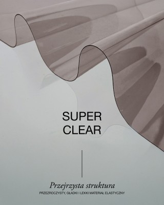 Technical transparent brown PVC film 0.50 mm