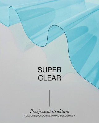 Technische transparente PVC-Folie Blau 0,50 mm