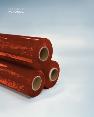 Technische transparente PVC-Folie Orange 0,50 mm