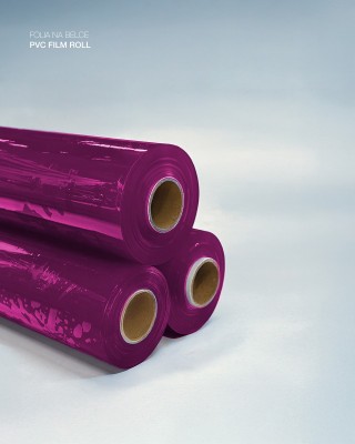 Technische transparente PVC-Folie Rosa 0,50 mm