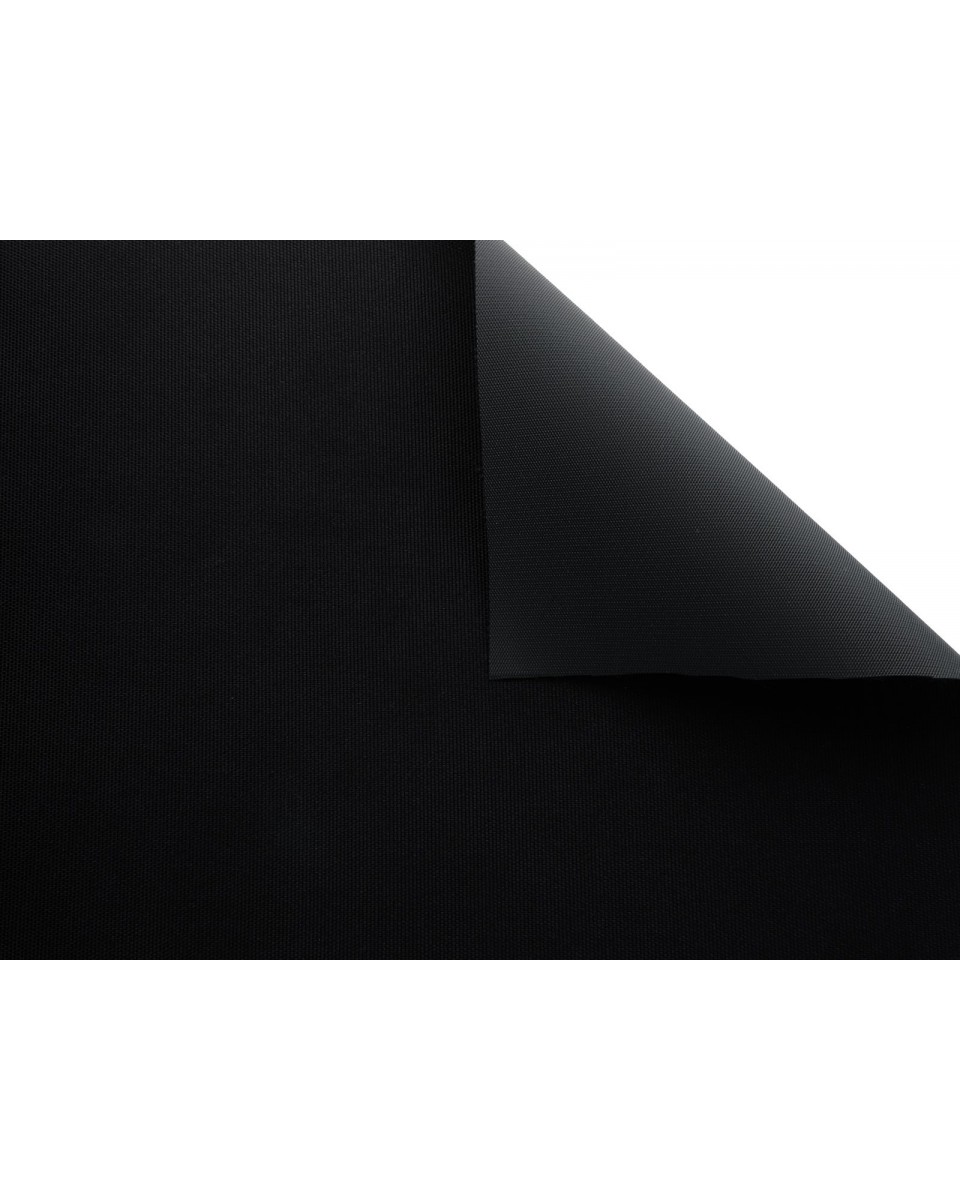 POLYESTER-STOFF 1000D PU  WASSERDICHT SCHWARZ