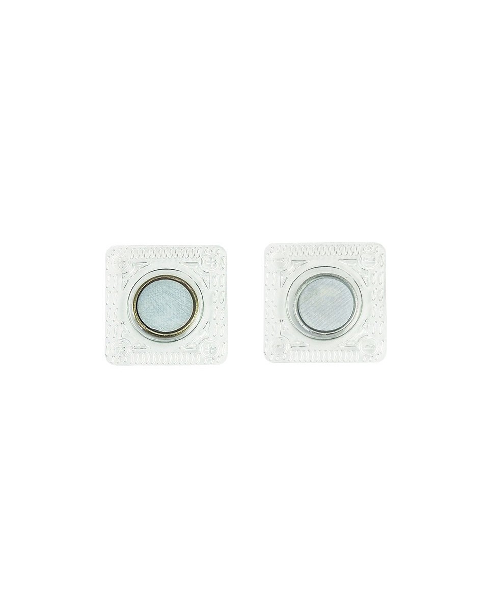 Magnetic button round with cover 15 mm nickel pcs