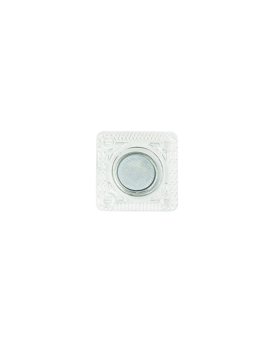 Magnetic button round with cover 18 mm nickel pcs