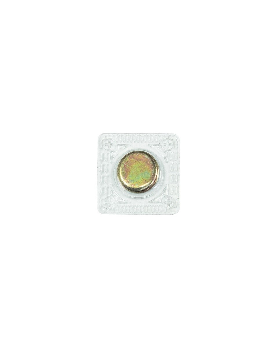 Magnetic button round with cover 18 mm nickel pcs