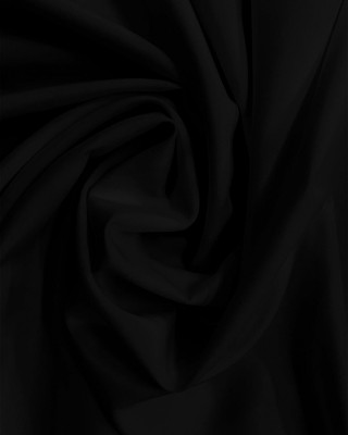 POLYESTER FABRIC 210D PU COVERED BLACK 150 CM 100 MB