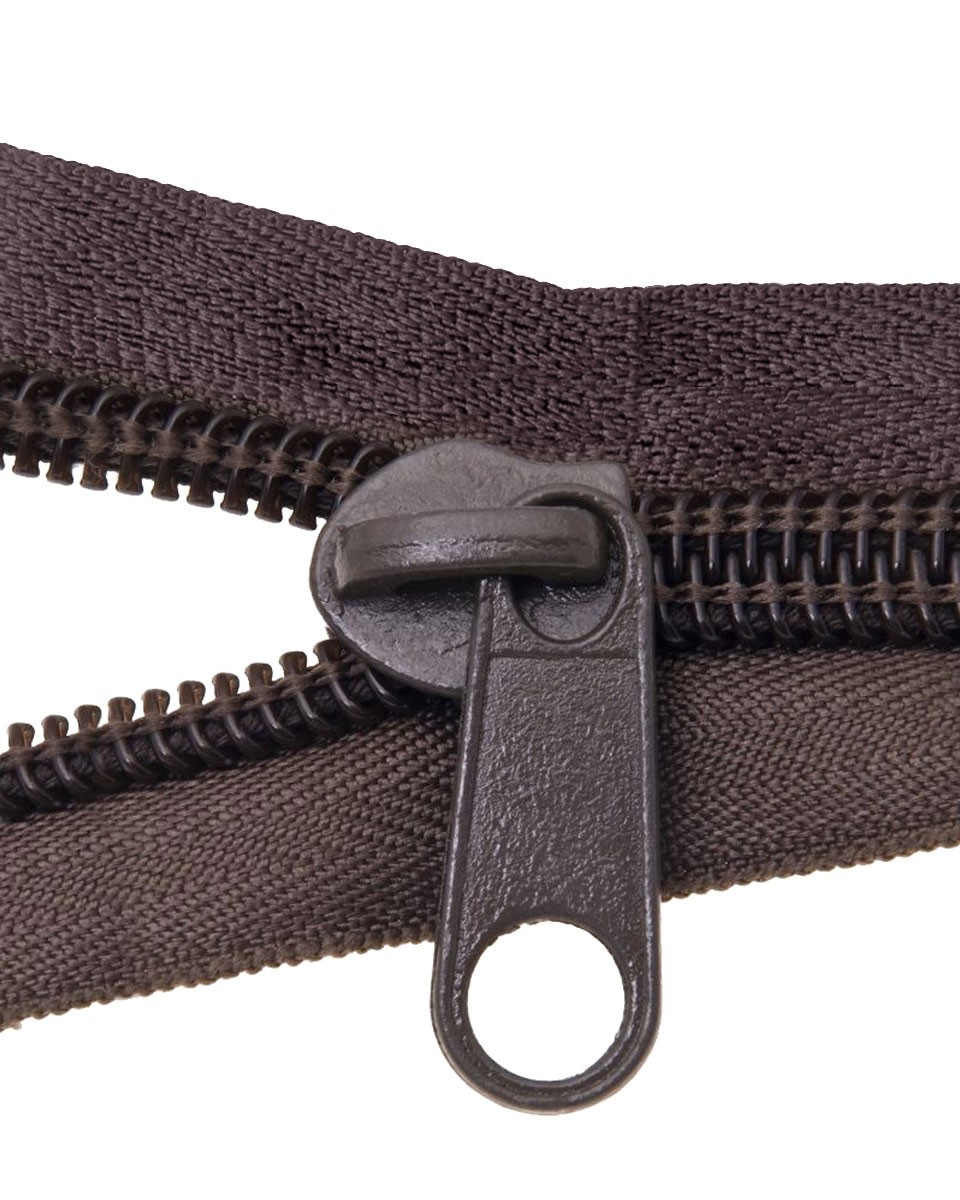 JEZDEC KE SPIRÁLOVÝM ZIPŮM 10 NON LOCK (141) TMAVĚ HNĚDÝ JEZDEC KE SPIRÁLOVÝM ZIPŮM 10 NON LOCK (141) TMAVĚ HNĚDÝ