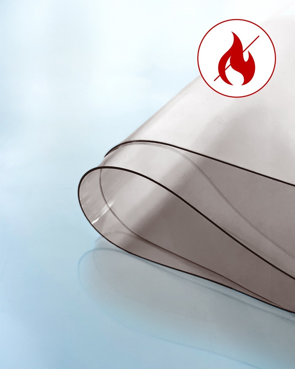 Technische transparente PVC-Folie Braun 0,50 mm Technische transparente PVC-Folie Braun 0,50 mm