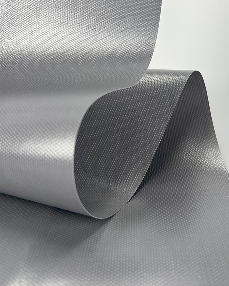 Polyester-Tarpaulin-Gewebe 270 g/m² (134) Grau Polyester-Tarpaulin-Gewebe 270 g/m² (134) Grau