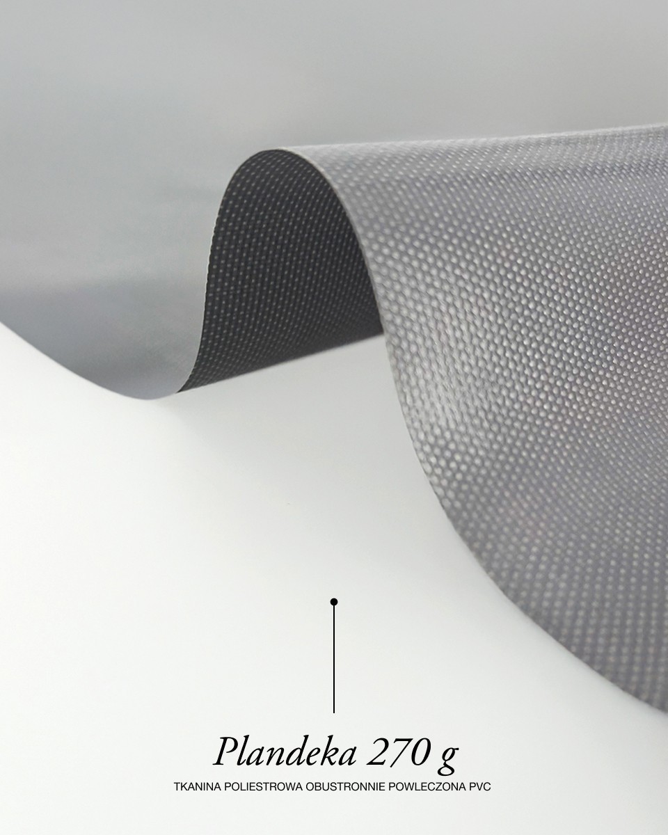Polyester-Tarpaulin-Gewebe 270 g/m² (134) Grau Polyester-Tarpaulin-Gewebe 270 g/m² (134) Grau