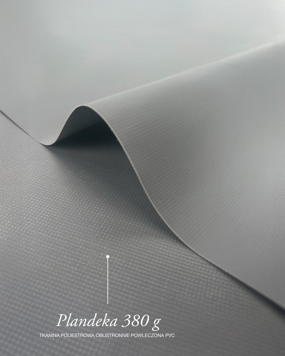 Polyester-Tarpaulin-Gewebe 380 g/m² Reach (134) Grau Polyester-Tarpaulin-Gewebe 380 g/m² Reach (134) Grau