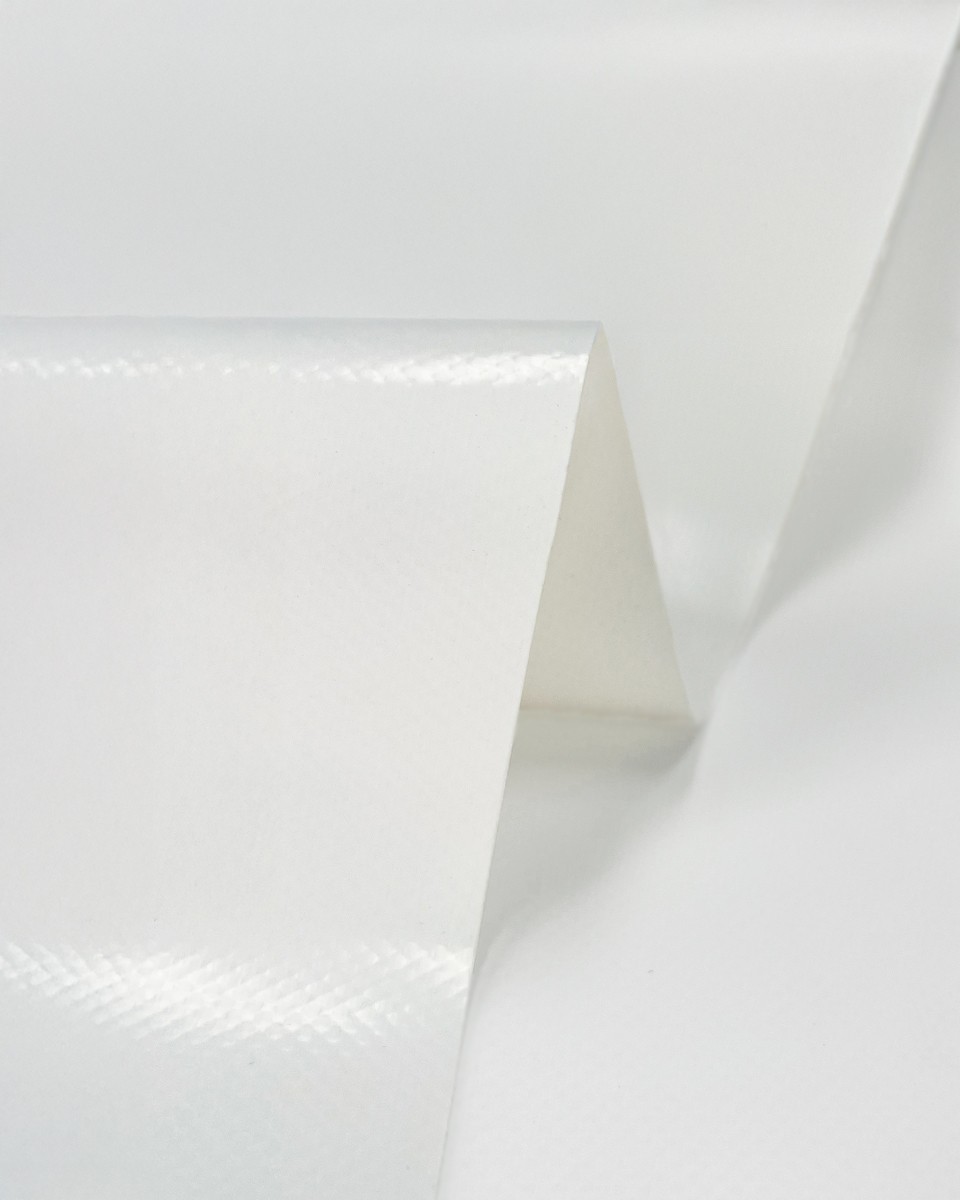 Polyester-Tarpaulin-Gewebe 900 g/m² (501) Weiß Polyester-Tarpaulin-Gewebe 900 g/m² (501) Weiß