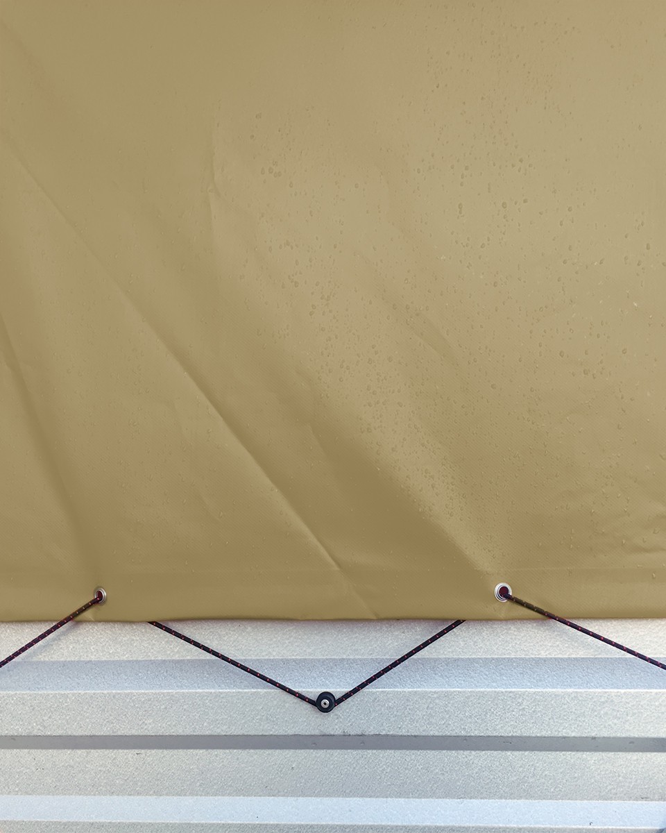 Polyester-Tarpaulin-Gewebe 700 g/m² (885) Beige Polyester-Tarpaulin-Gewebe 700 g/m² (885) Beige