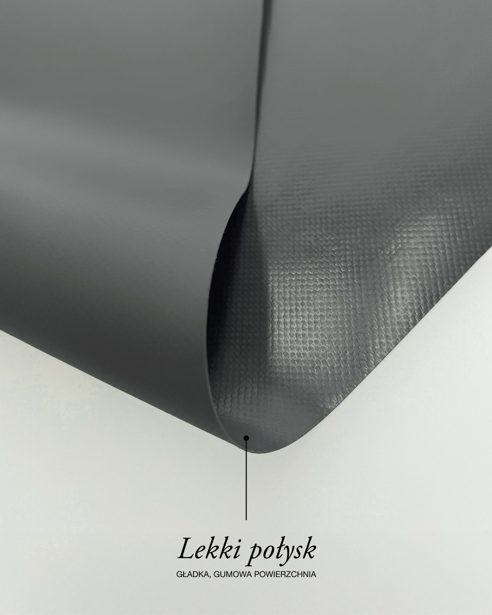 Polyester tarpaulin fabric 630 g/m² (301) dark grey Polyester tarpaulin fabric 630 g/m² (301) dark grey