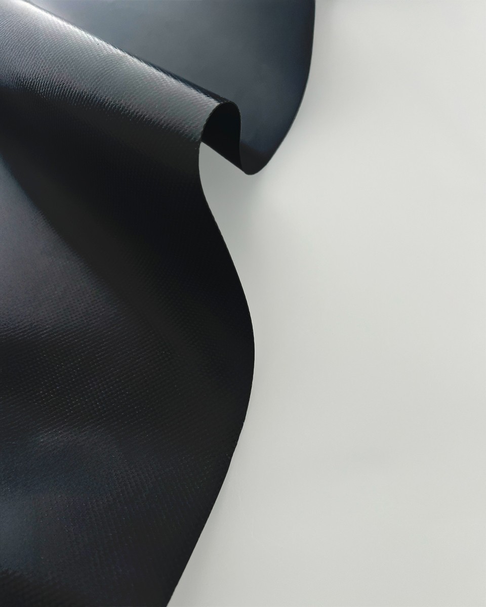 POLYESTER FABRIC TARPAULIN BLACK 150 CM 1 MB POLYESTER FABRIC TARPAULIN BLACK 150 CM 1 MB
