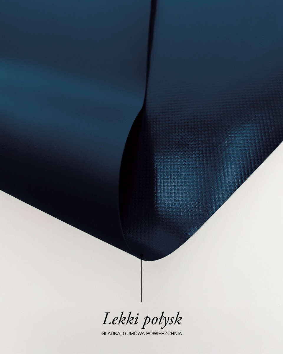 Polyester tarpaulin fabric 630 g/m² (919) navy blue Polyester tarpaulin fabric 630 g/m² (919) navy blue