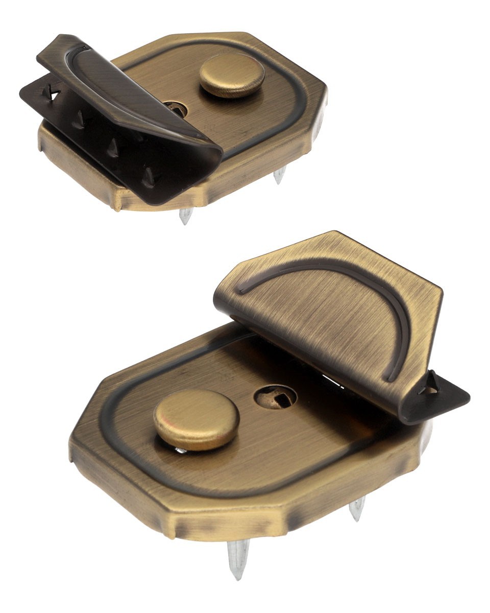 Briefcase lock 37/47 mm 016 old gold 12 pcs Briefcase lock 37/47 mm 016 old gold 12 pcs