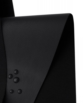 POLYESTER-STOFF 1000D PU  WASSERDICHT SCHWARZ