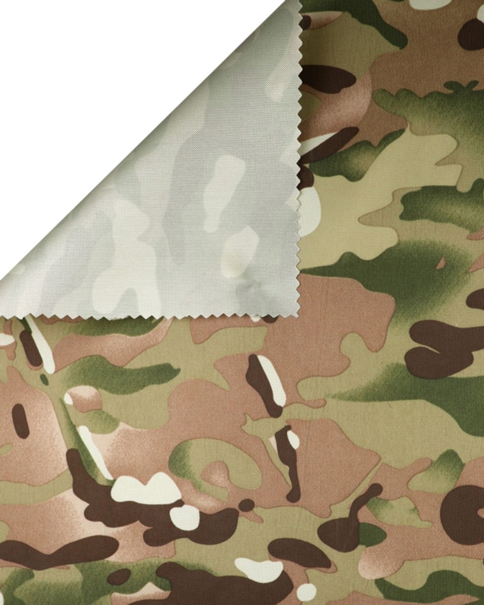 Polyester fabric oxford 210d pu waterproof multicam 150 cm 100 mb Polyester fabric oxford 210d pu waterproof multicam 150 cm 100 mb