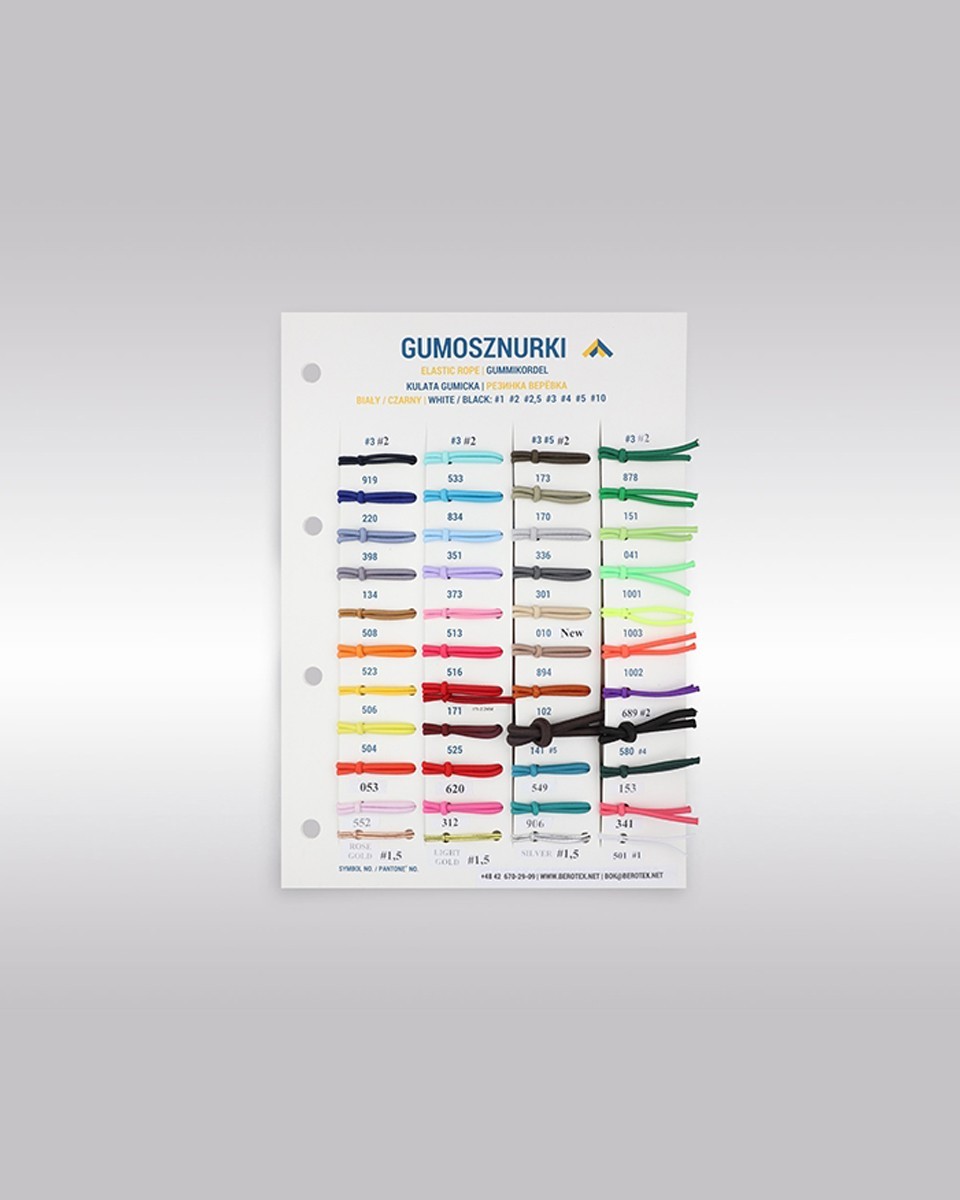 Produkt color elastic cords