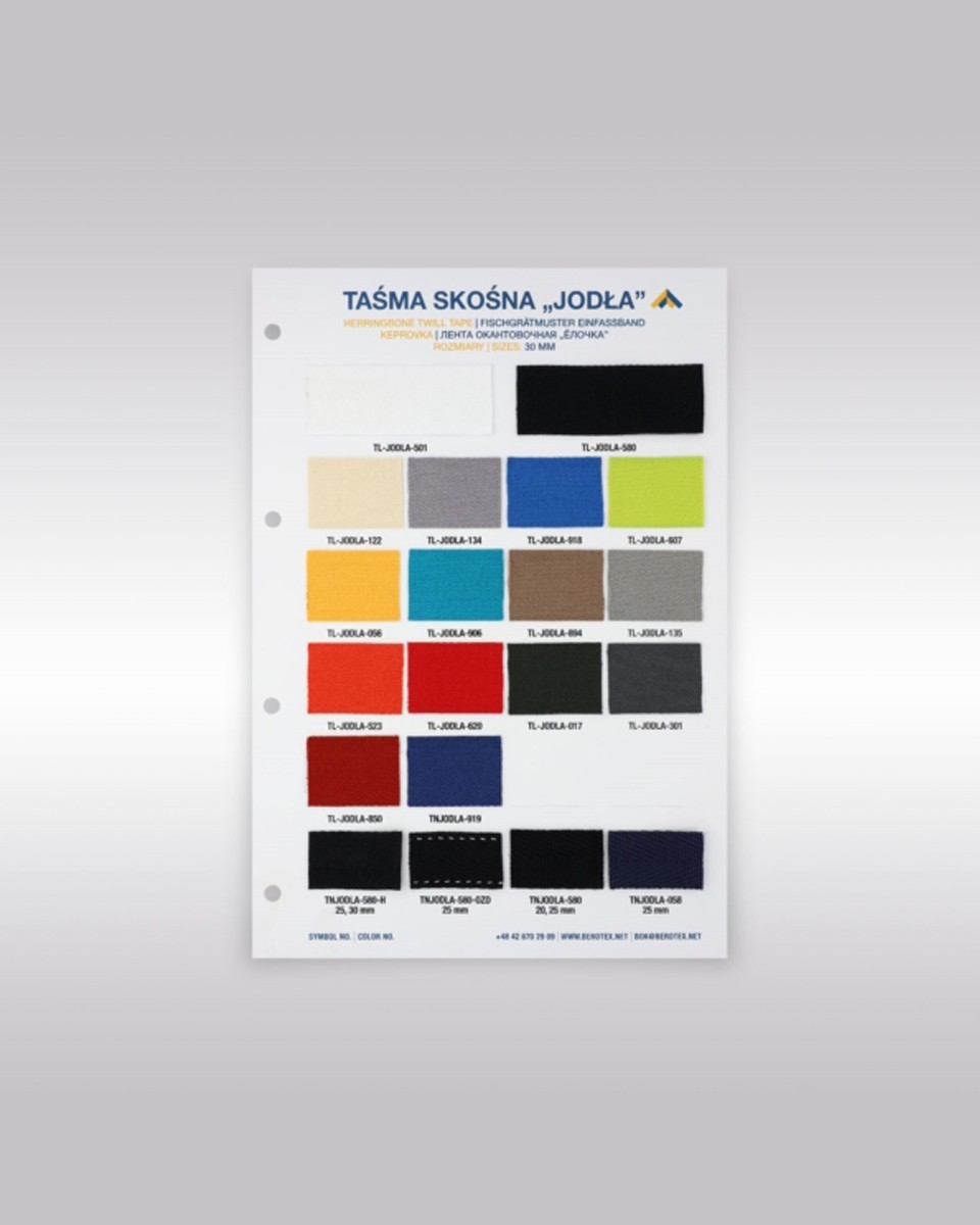 Cotton Twill Tape Catalogue