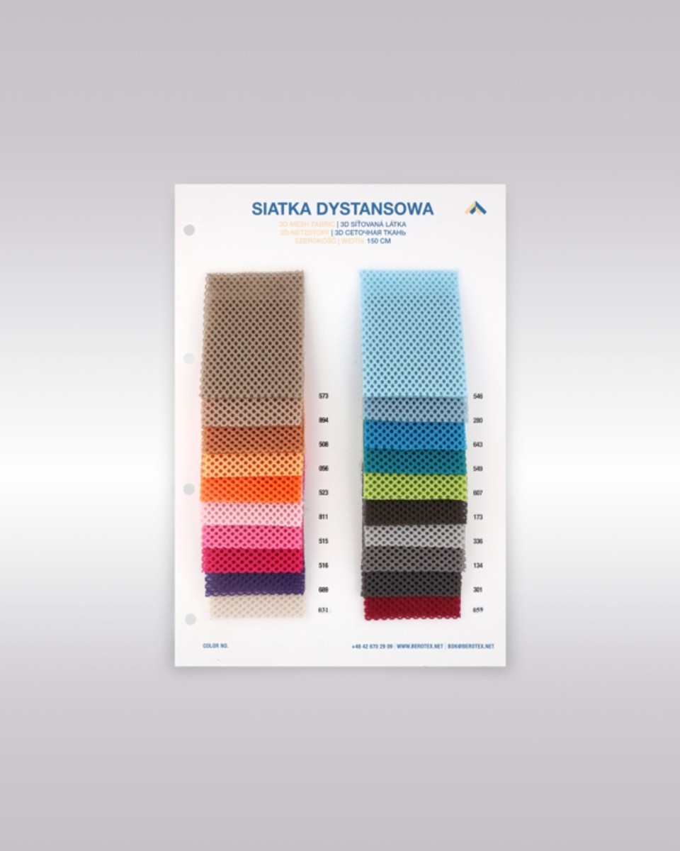 Vzorník distančních síťovin - Barvy II