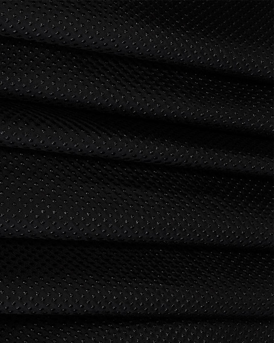 ANTI-SLIP POLYESTER  FABRIC 420D PU COVERED  PREMIUM    BLACK  580 150 CM 1 MB