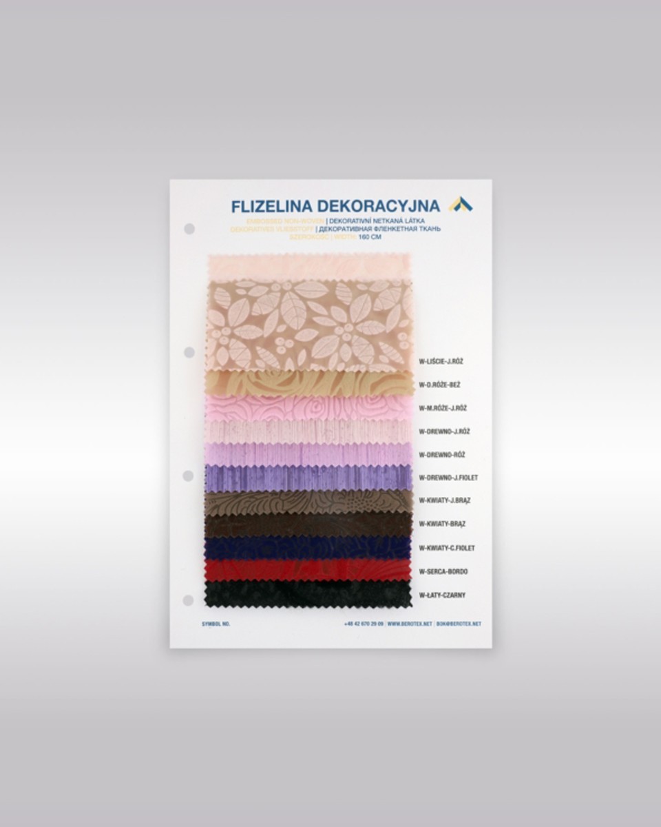 Geprägtes Vlies - Katalog Geprägtes Vlies - Katalog