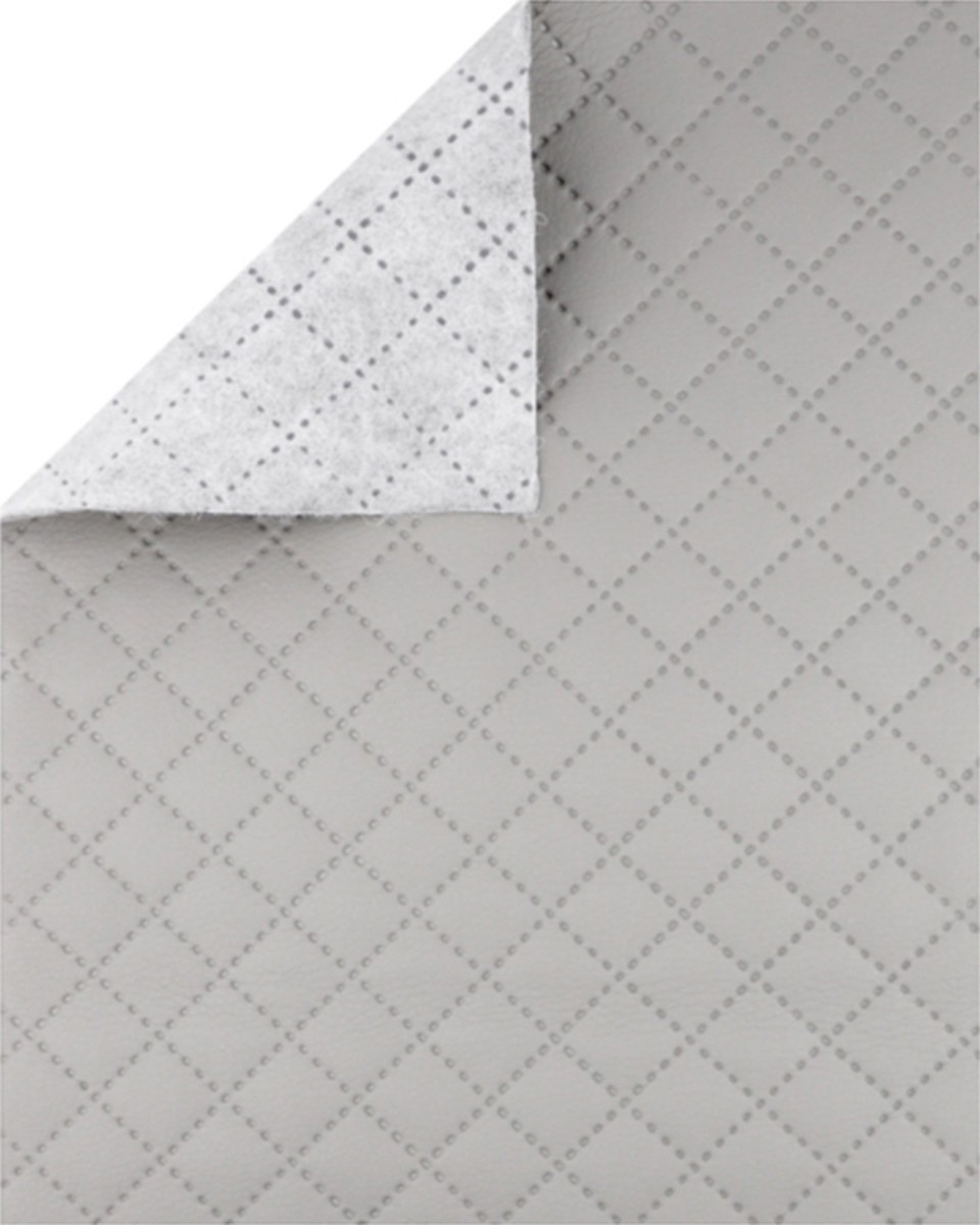 IMITATION QUILTED LEATHER STARS LIGHT GREY 140 CM 1 MB IMITATION QUILTED LEATHER STARS LIGHT GREY 140 CM 1 MB